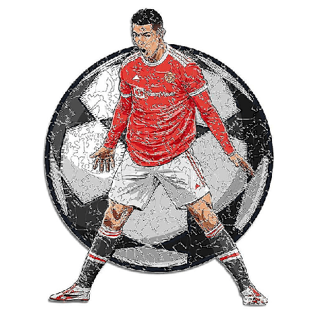 120 palan puinen palapeli Cristiano Ronaldosta lapsille A5