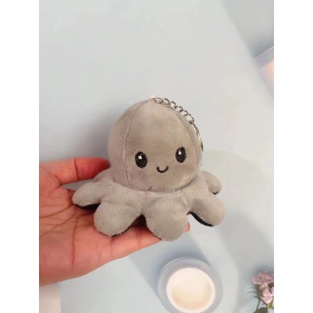 Mub- Flip mustekala Octopus pehmolelu Flip-nukke Kaksisuuntainen flip-nukke Mustekala nukke rätti nukke