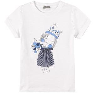 Il Gufo White Girl Print T-Shirt 6 Years - Tops - 6 years - White