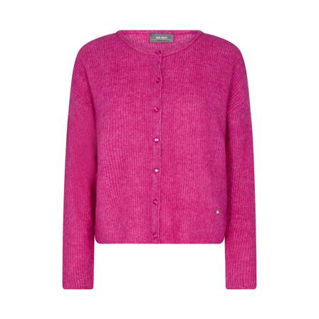 MOS Mosh Almine Knit Cardigan Pink, Dame Cardigans