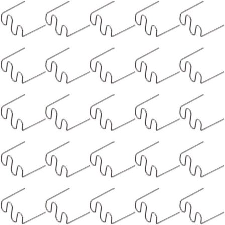 500 stk Sveisepinner Varmstifter Reparasjonsmaskin Plast Sveis Varmstifter Bil Auto Støtfanger Reparasjon Ferdigkuttede Bølgehefteklammer 0,8 mm, 