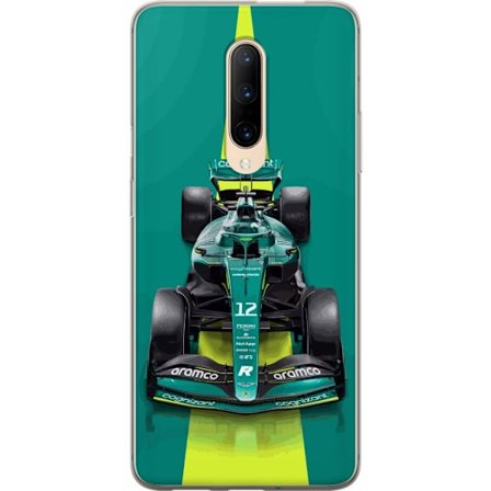 Kompatibelt Mobildeksel til OnePlus OnePlus 7 Pro Aston Martin Formel 1-bil i grønt racingdesign med moderne studiofølelse