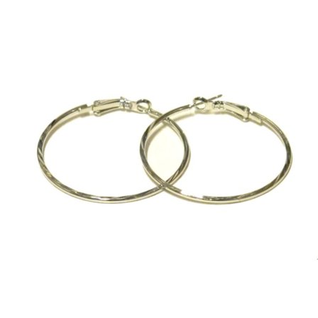 Stora runda örhängen