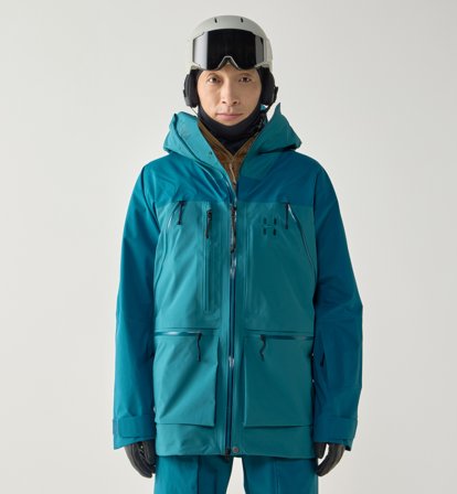Haglöfs Vassi GTX Pro II Jacket Men Mountain Teal/Deep Teal - L