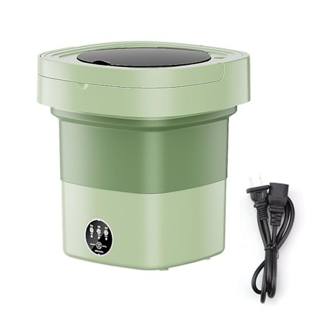 11L hopfällbar tvättmaskin med centrifugtork, blått ljus sterilisering tvättmaskin för underkläder babykläder