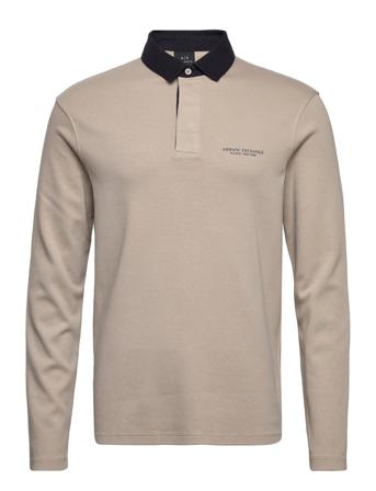Polo Polos Long-sleeved Beige Armani Exchange