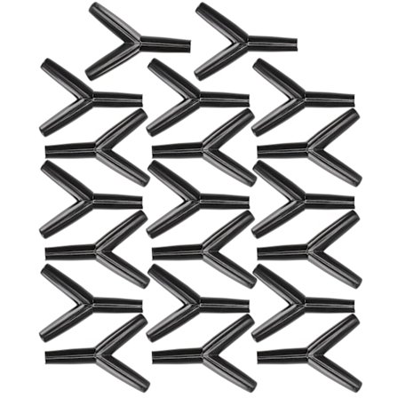 20 stk. Akvarietilbehør Y-formet oksygenpumpe slange T-kobling