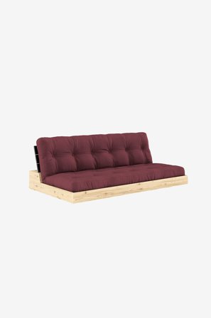 Karup Design - Base Sovesofa Tre-seters - Rød - Sovesofaer - Fra Homeroom