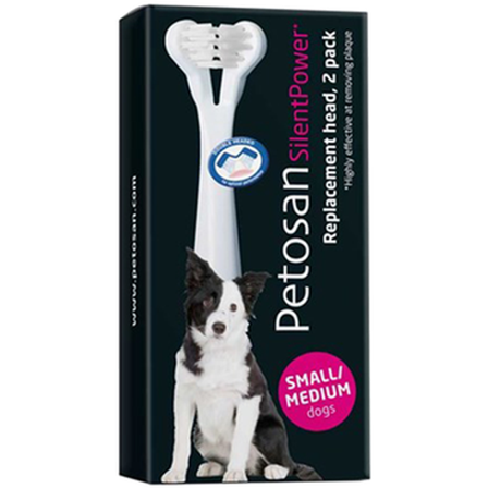 Petosan - SilentPower Sonic Power-erstatningstannbørste Liten - Hund - Hundepleie & kosttilskudd - Tannpleie - ZOO.no
