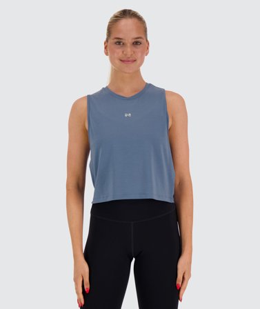 Women's Muscle Crop Top | Gymnation moonlight blue / XS