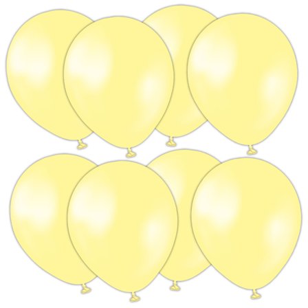 Miniballonger Pärlgul 13 cm