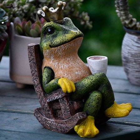 Havefiguriner til haven, Frøer, Udendørs Dekoration, Indendørs, ZQKLA