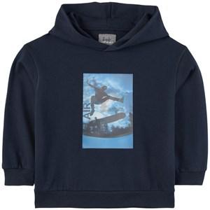 Il Gufo Navy Skateboard Hoodie 5 Years - Jumpers and knitwear - 5 years - Navy