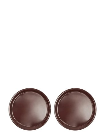 OYOY Living Design Yuka Dinner Plate - Pack Of 2 - Brown - Ø 27 CM