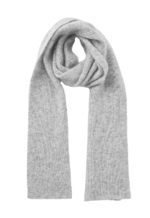 Wera Halsduk i ull- och mohairmix BARBRO Halsdukar & scarves Grå ONESIZE
