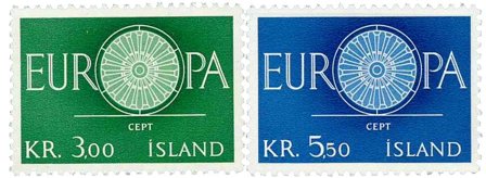 Island - AFA 344-345 - Postfrisk