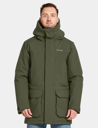 Didriksons Marek Usx Parka - Khaki green - XXL
