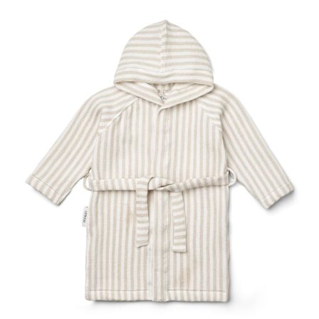 Randig Badrock Gray, Crisp White/Sandy 3-4 år - Liewood