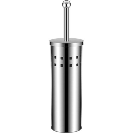 Forkrommet toalettbørste og holdersett, rustfritt stål, vaskbar P