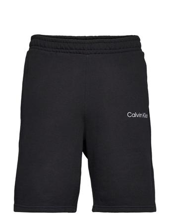 Pw - 9" Knit Short Shorts Sport Shorts Svart Calvin Klein Performance
