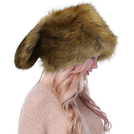 Vinter Faux Fur Russisk Kosak Hue Faux Fur Turban Hat med Ring