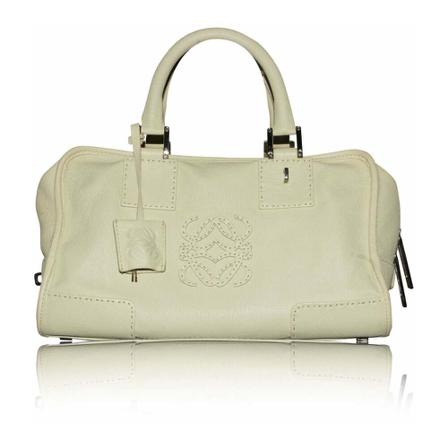 Loewe Pre-owned, Pre-owned Handbag Wit, Dames, Maat:ONE Size