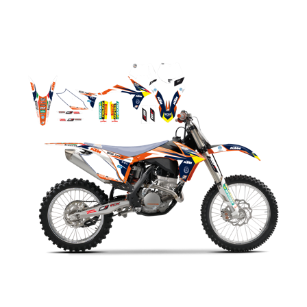 Kit Adesivi/Grafiche Blackbird Trophy 2016 - KTM 150 SX 2011-2012