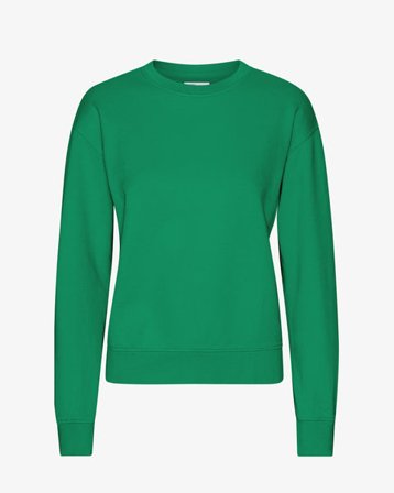 Women Classic Organic Crew - Kelly Green - Female - M