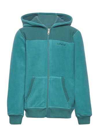 Lvb Logo Full Zip Hoodie Blue Levi's
