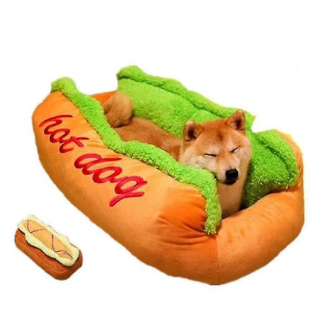 Hot Dog Design Pp Bomull Dyp Søvn Senger For Små Hunder(best) | Fruugo Se(gratis Frakt)