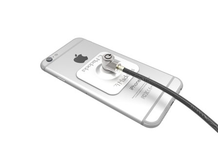 COMPULOCKS Universal VHB Adhesive Security Plate monteringskomponent - for nettbrett - sølv