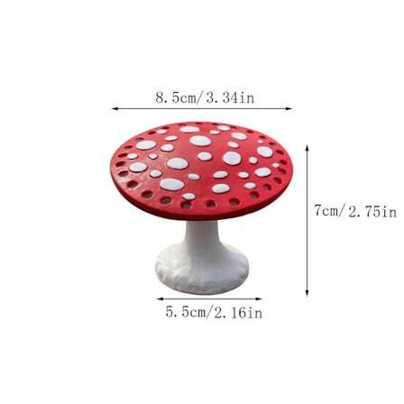 Sopp øredobber stativ harpiks håndverk ornamenter kommode skrivebord ornamenter smykkevisningsstativ