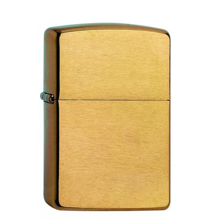 Zippo Orginal - Zippo Brushed Brass Silver