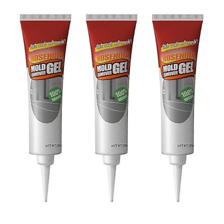 3 stk. Vægmug Remover Rengøringsmiddel Kalkgel Pool Fliser Sprække Plet Mug Remover Vaskemaskine Badeværelse Mug Gel