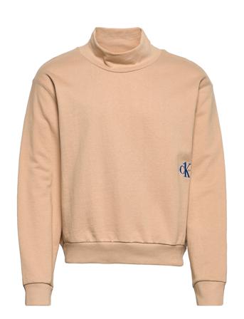 Genderless Mock Neck Beige Calvin Klein Jeans