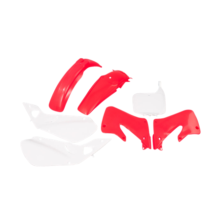 Kit Plastiche Polisport Rosso-Bianco - Honda CR 250R 1997-1999