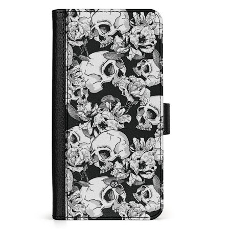 Bjornberry Sony Xperia 10 V Fodral - Dödskallar & Rosor
