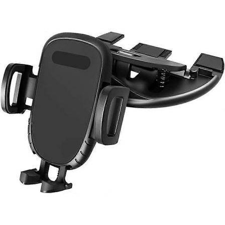 Mobilhållare för CD-fack i bilen, mobilfäste för CD-spelare, silikonkuddskydd, kompatibel med alla iPhone, Android, smartphones