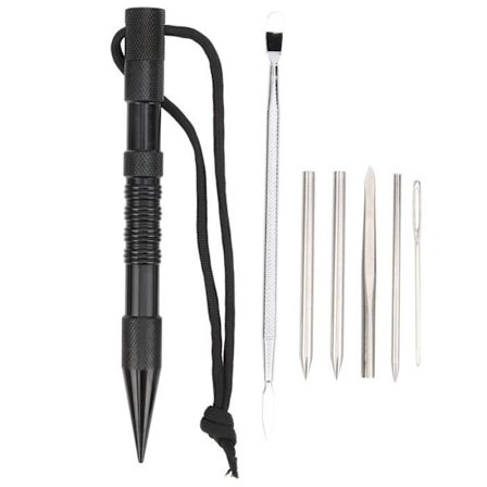 Paracord værktøj, sæt af holdbare, slidstærke DIY paracord nåle, faste, lette og praktiske til armbånd