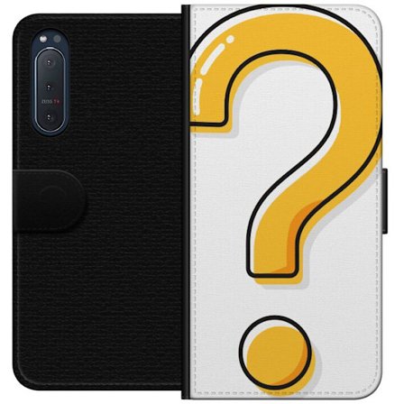 Kompatibel Tegnebogsetui til Sony Xperia 5 II Spørgsmålstegn