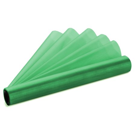 Organza Stof Smaragd Grøn