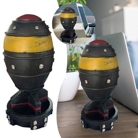 Missil Harts Prydnad Hår Hem Skrivbord Dekoration Prydnad Kreativ Design Trädgård Prydnad Bomb Förvaringslåda Ornament