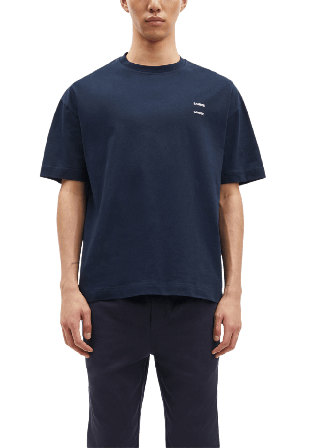 SAMSOE Joel t-shirt 11415 T-shirts Herr Blå S