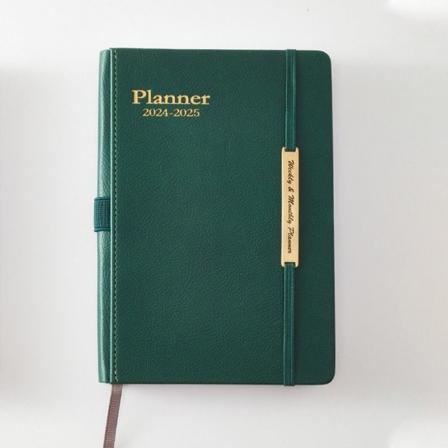 Skemabog Dagsordenbog GRØN Green