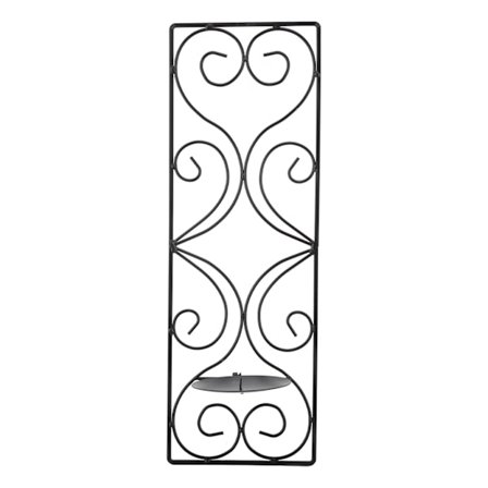 Väggmonterad ljusstake Väggljusstakar Europeisk väggmonterad järnglasljusstake