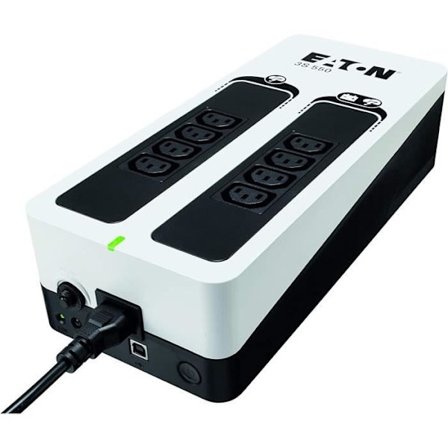 EATON 3S 550 IEC UPS, eluttag, överspänningsavledare - 8 uttag