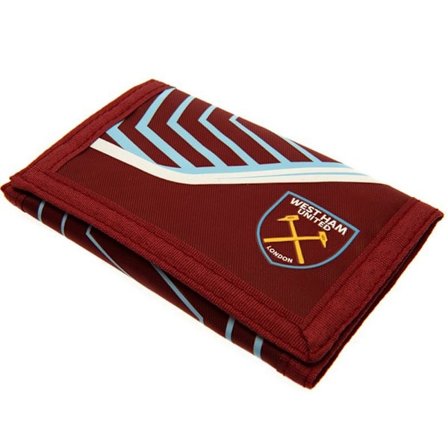 West Ham United FC Flash Nylon Plånbok One Size Maroon/Blå/Vit
