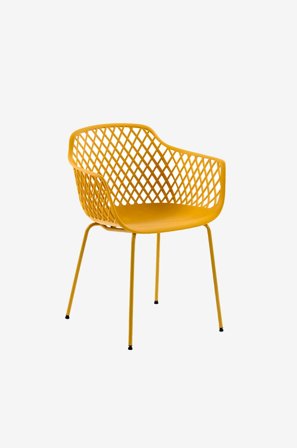 Kave Home - Stol Quinn, 4-pk - Gul - Stoler - Fra Homeroom