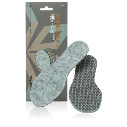 Springyard Felt Kids inner soles Grey 24/25