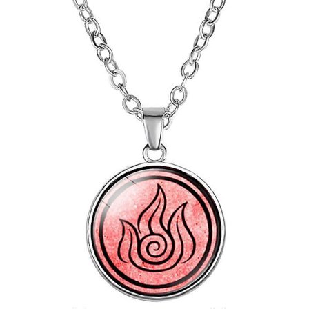 Avatar The Last Airbender -kaulakoru, Kingdom Jewelry, ilma-, tuli- ja vesiriipus [D]